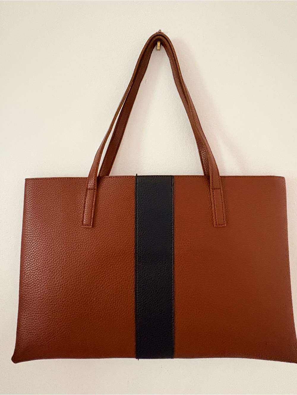 Vince Camuto Rustic Brown Pebbled Leather Tote